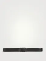 Gancini Leather Reversible Belt