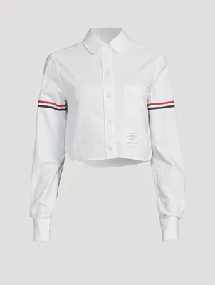 Cropped Oxford Shirt