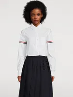 Cropped Oxford Shirt
