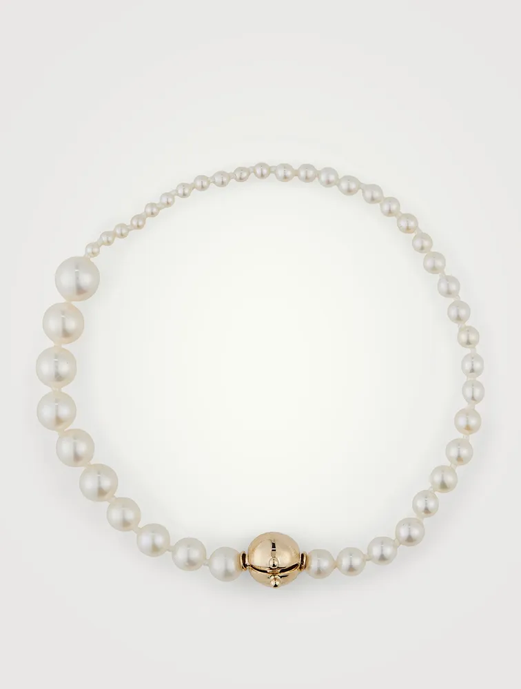Petit 14K Gold Peggy Bracelet With Pearls