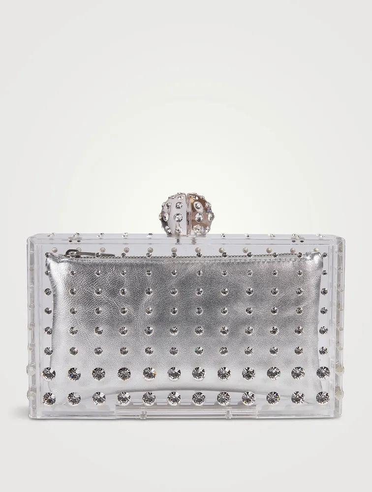 Tequila Embellished Acrylic Clutch