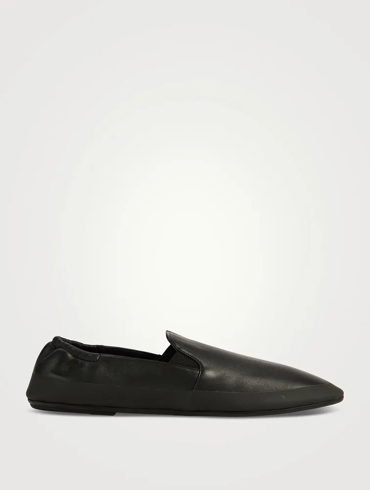 Tech Leather Loafers