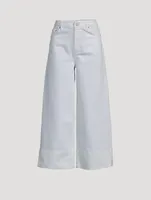 Cropped Wide-Leg Jeans
