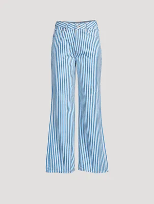 Magny Jeans Stripe Print
