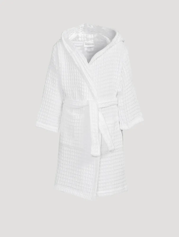 Kids Waffle Knit Robe