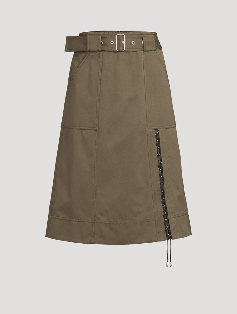 Faille Utility Skirt