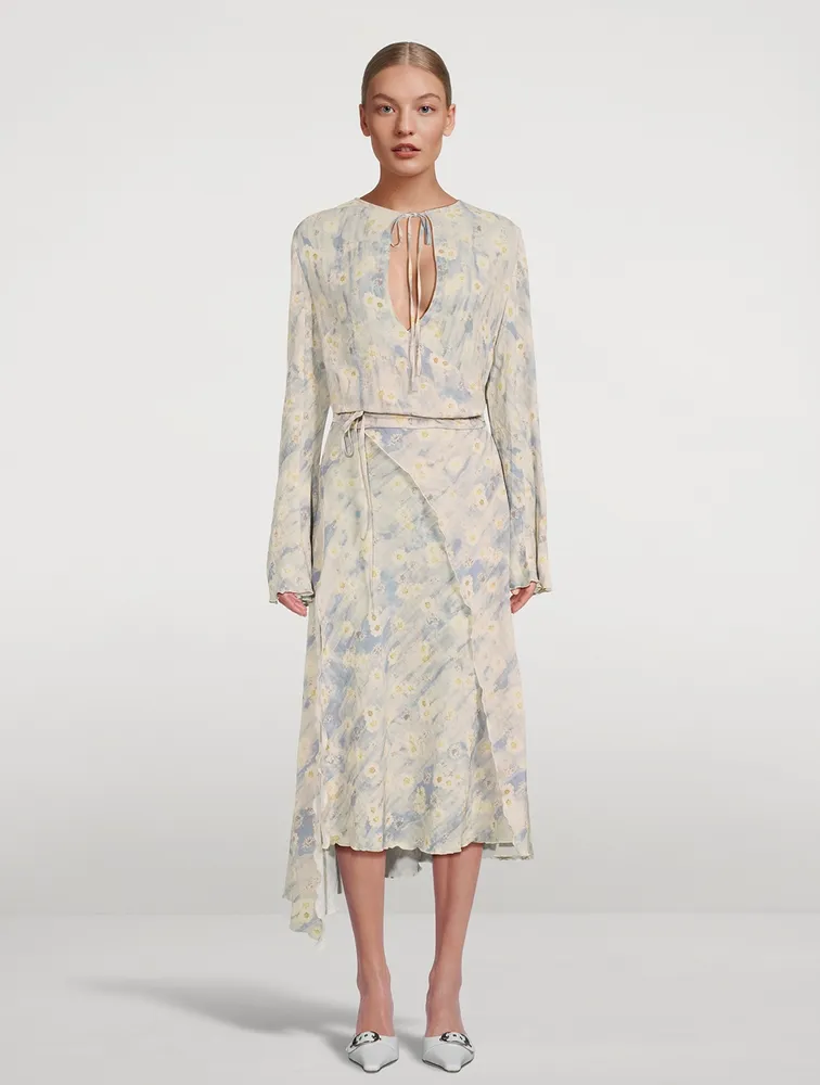 Wrap Dress Floral Print