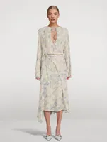 Wrap Dress Floral Print
