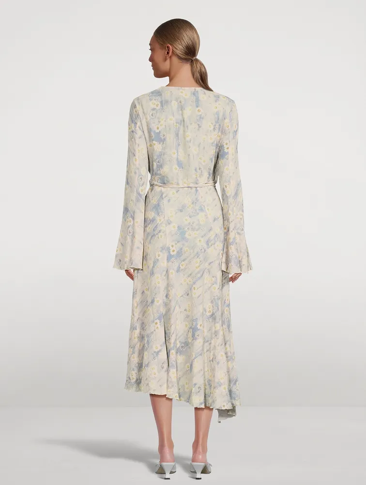 Wrap Dress Floral Print