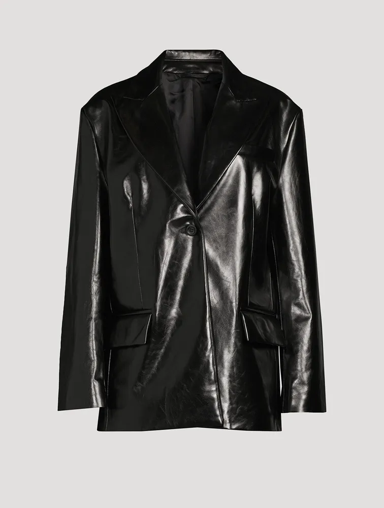 Patent Leather Blazer