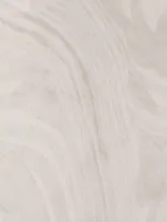 Sheer Turtleneck Swirl Print
