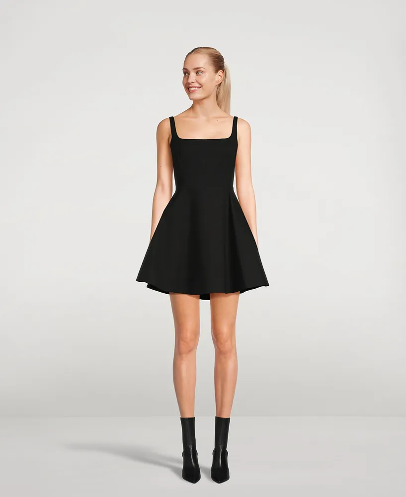 Cotton Piqué Mini Dress
