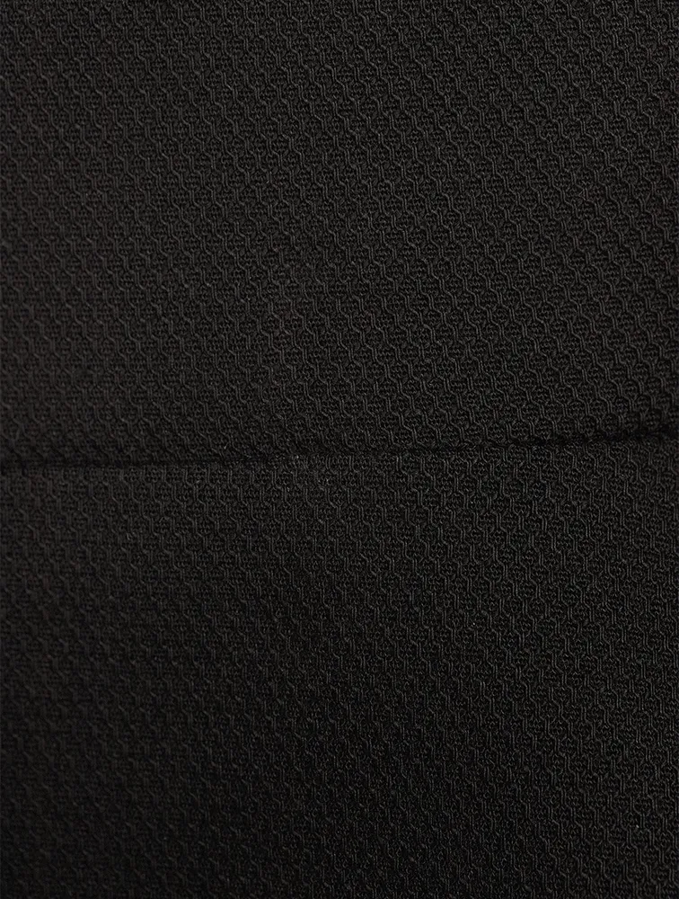 Cotton Piqué Mini Dress