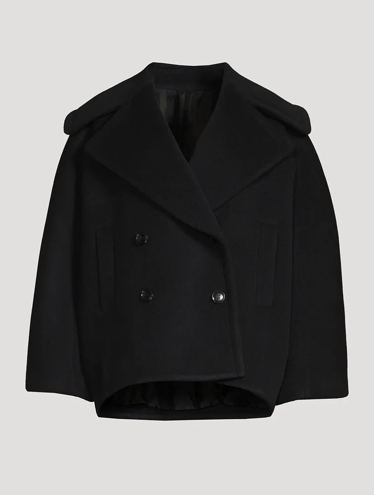 Double-Breasted Wool Coat