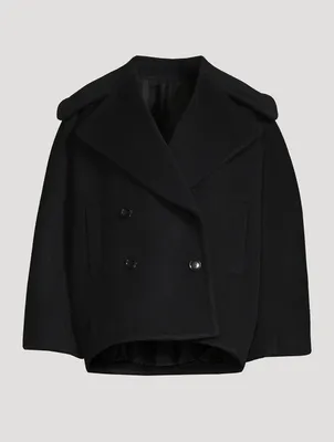Double-Breasted Wool Coat