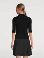 Ribbed Polo Shirt