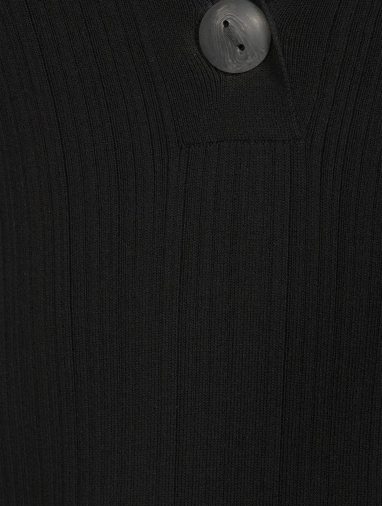 Ribbed Polo Shirt
