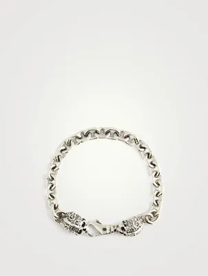 Silver Skulls Bracelet