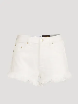 Loewe x Paula’s Ibiza Anagram Denim Shorts