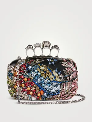 Knuckle Leather Clutch