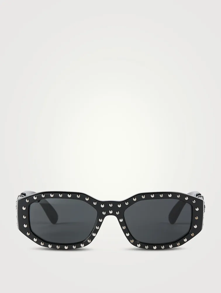 Medusa Biggie Sunglasses With Studs