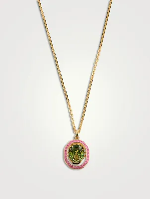 Chroma Crystal Pendant Necklace