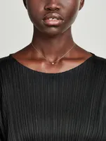 Mini Aztec 14K Gold North Star Necklace With Diamonds