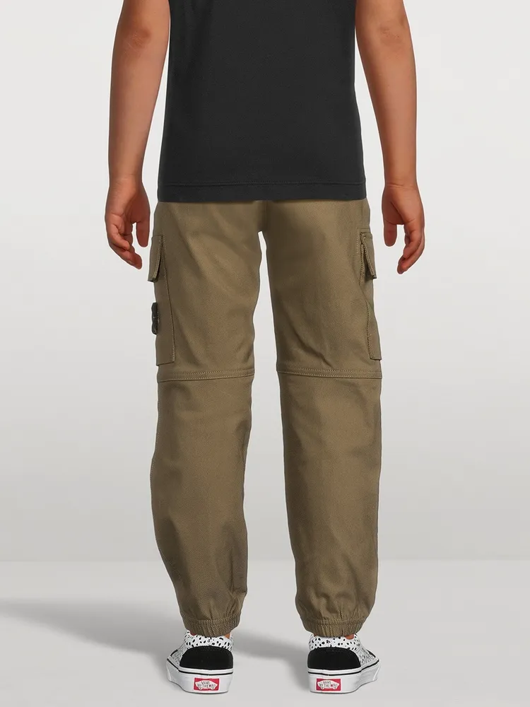 Cotton-Blend Cargo Pants