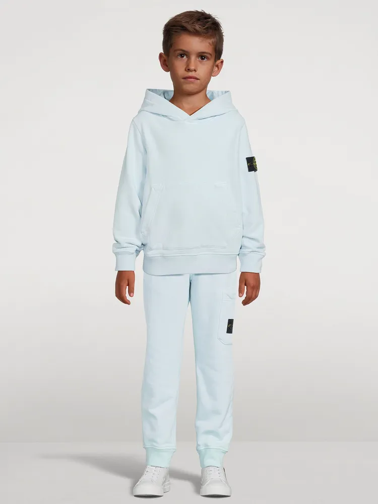 Cotton Hoodie With Badge