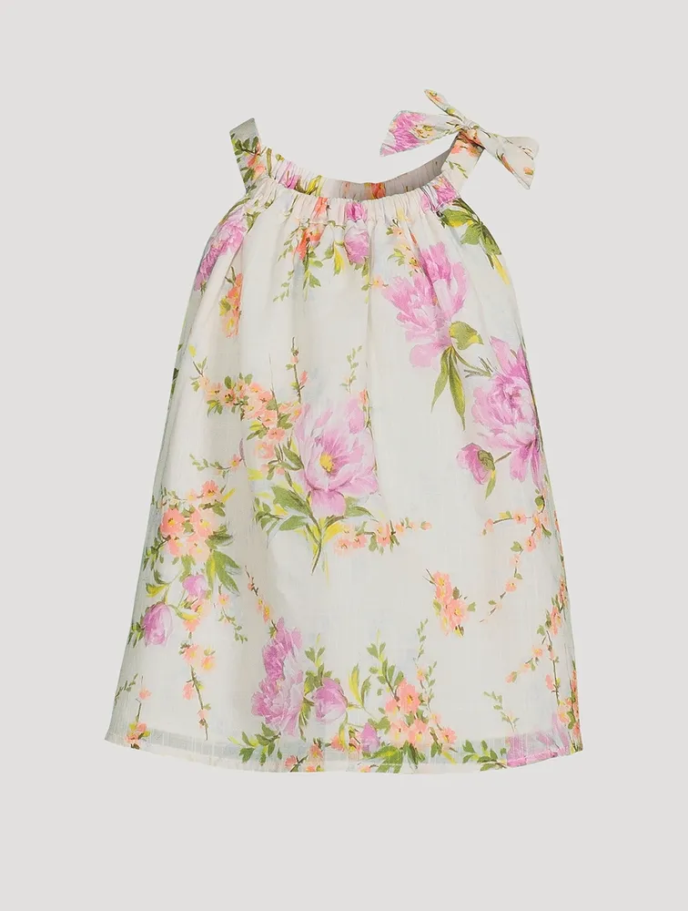 Halycon Cotton Halter Top Floral Print