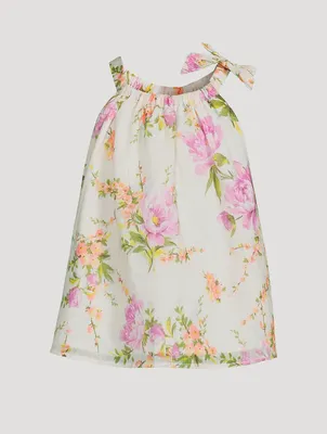 Halycon Cotton Halter Top Floral Print