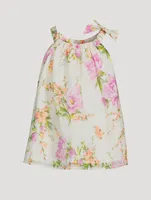 Halycon Cotton Halter Top Floral Print