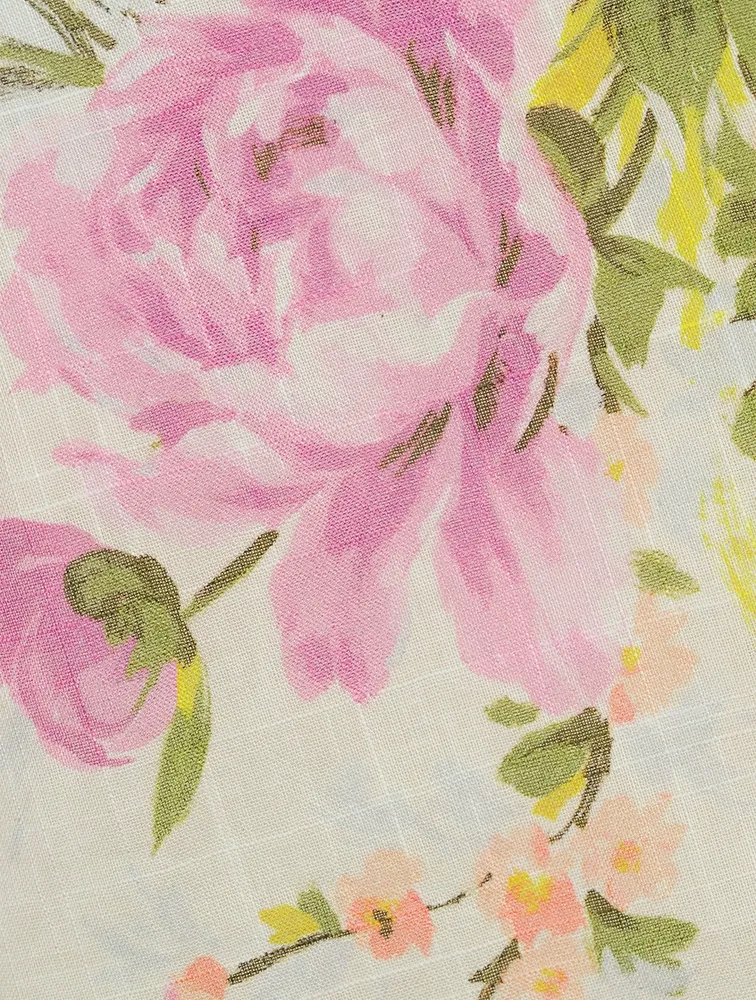 Halycon Cotton Halter Top Floral Print