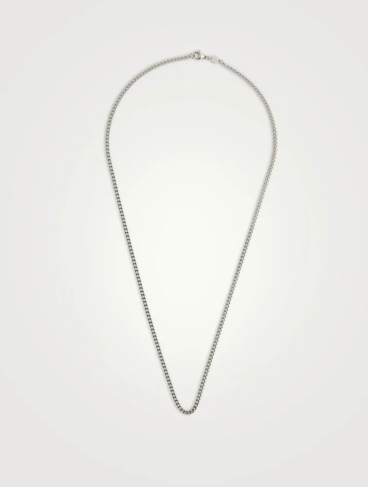 3mm Stainless Steel Cuban Chain Necklace
