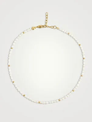 Mini Pearl Choker Necklace