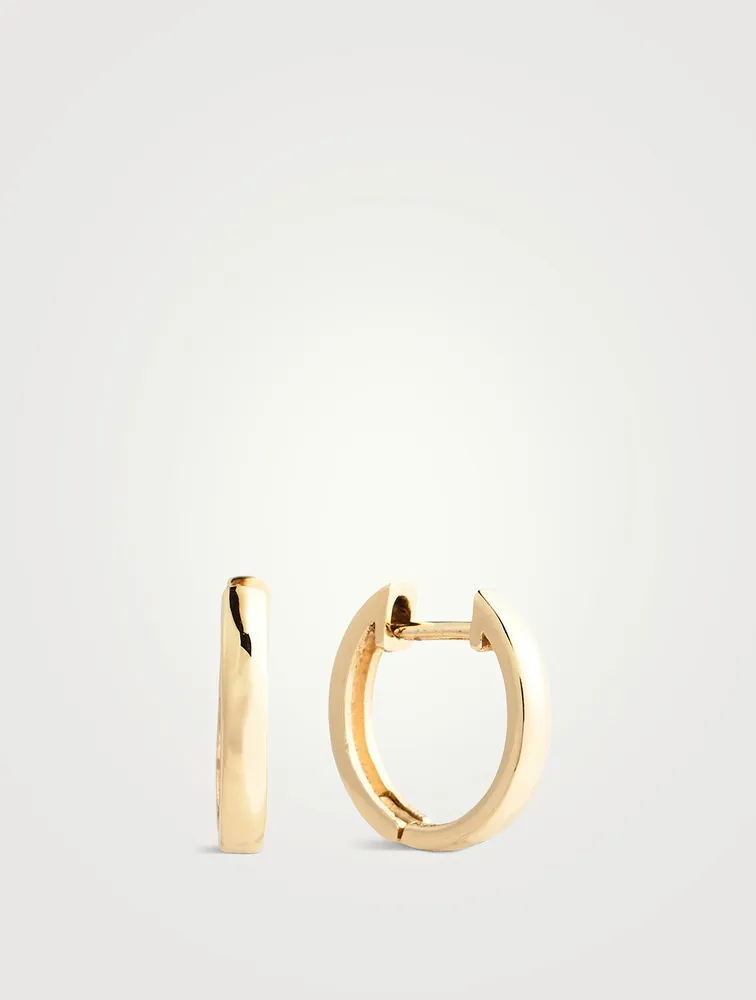Classique 14K Gold Mini Huggie Hoop Earrings