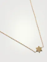 Love Letter 14K Gold Star Of David Necklace