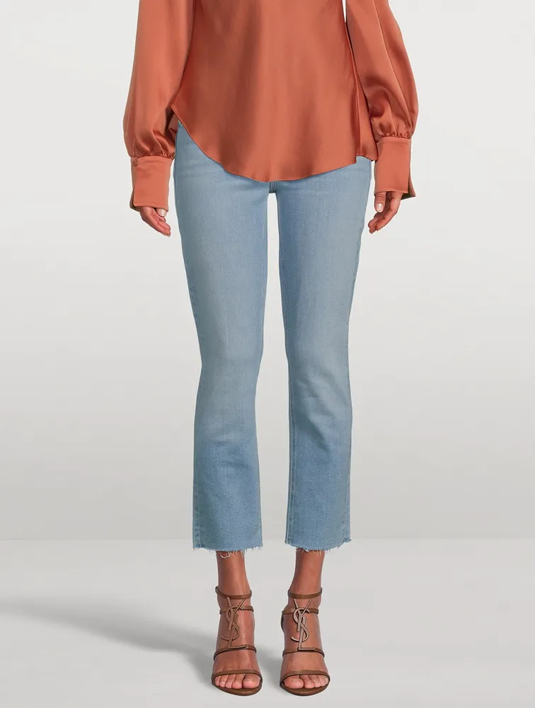 The Dazzler Straight Cropped Jeans