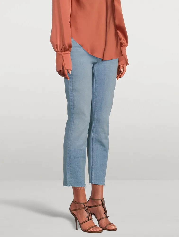 The Dazzler Straight Cropped Jeans