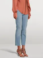 The Dazzler Straight Cropped Jeans