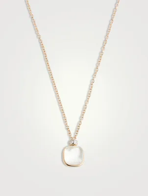 Nudo Classic Pendant Necklace With White Topaz