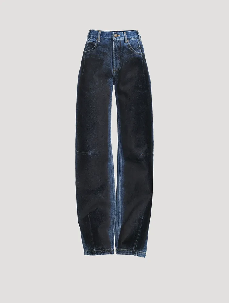 Lu Flocked Jeans
