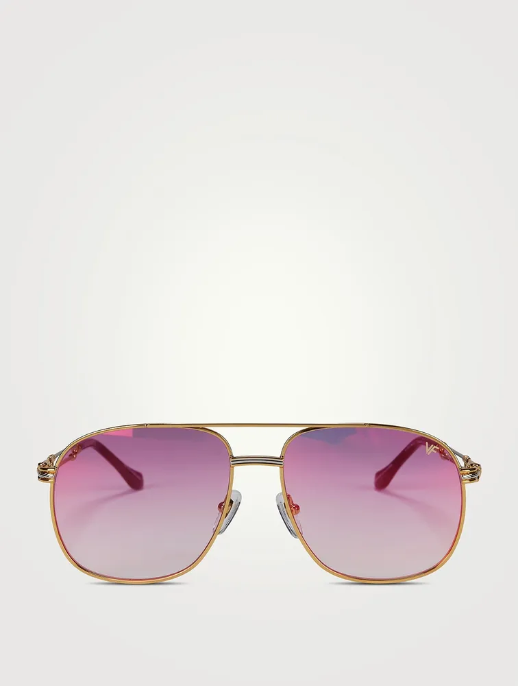 Snatch Double Rope Aviator Sunglasses