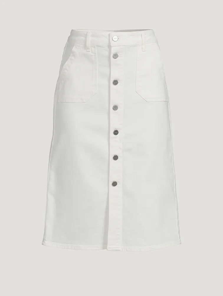 Meadow Denim Midi Skirt