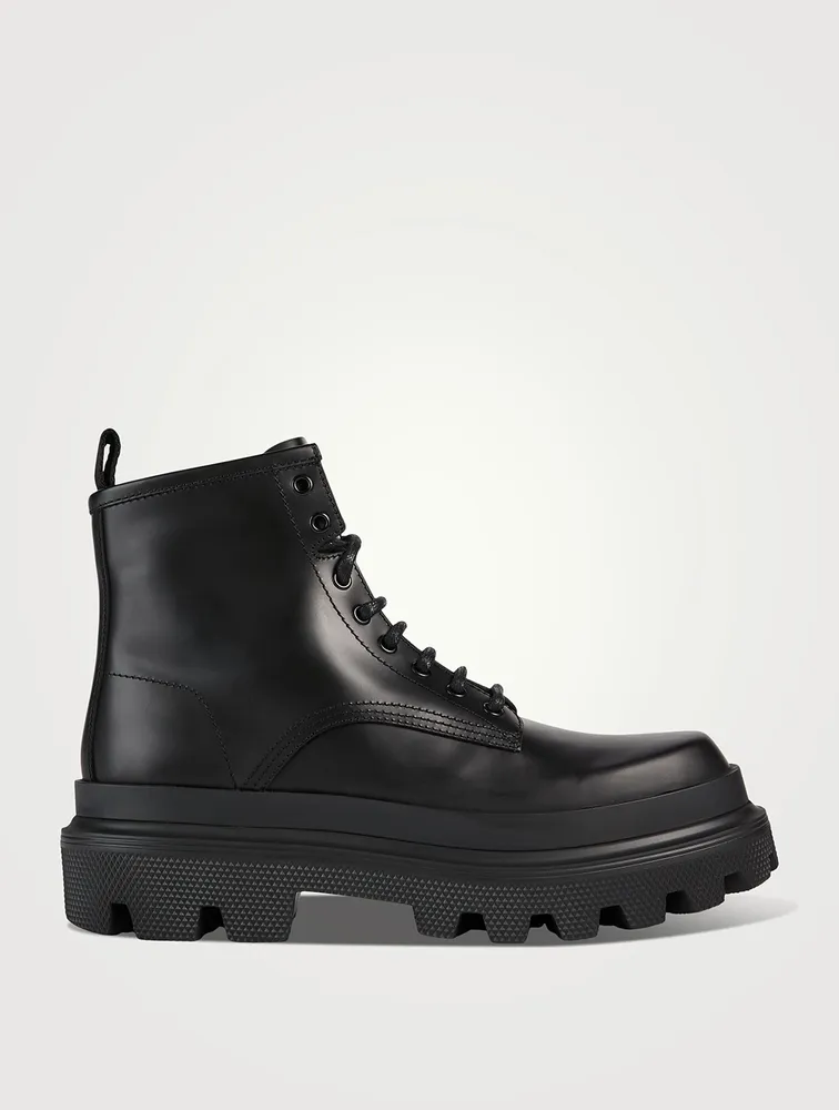 Leather Combat Boots