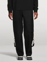 Wool Two-in-One Detachable Pants With Suspenders