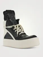 Mega Bumper Geobasket Leather High-Top Sneakers