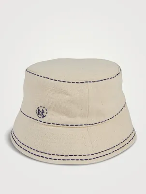 Monogram-embellished Bucket Hat