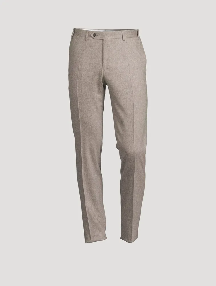Stretch Wool Flannel Pants