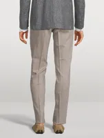 Stretch Wool Flannel Pants